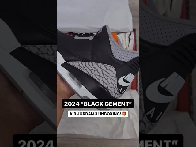 2024 “Black Cement” Air Jordan 3 OG ️ COP or PASS⁉️ @miggs79 Drops November 23rd.