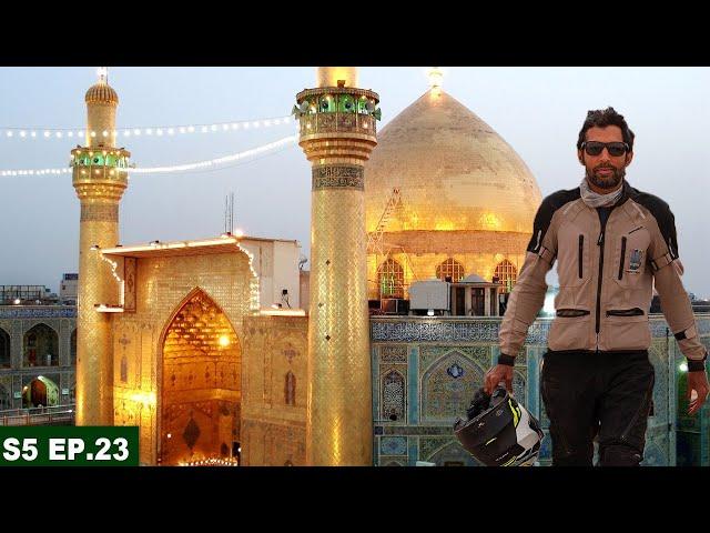 THE HOLY CITY OF NAJAF IRAQ  | S05 EP.23 | PAKISTAN TO SAUDI ARABIA MOTORCYCLE