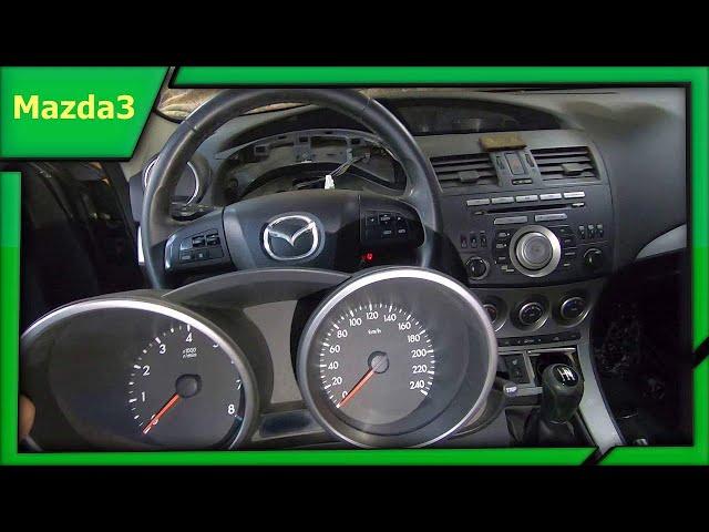 Снятие панели приборов Mazda3