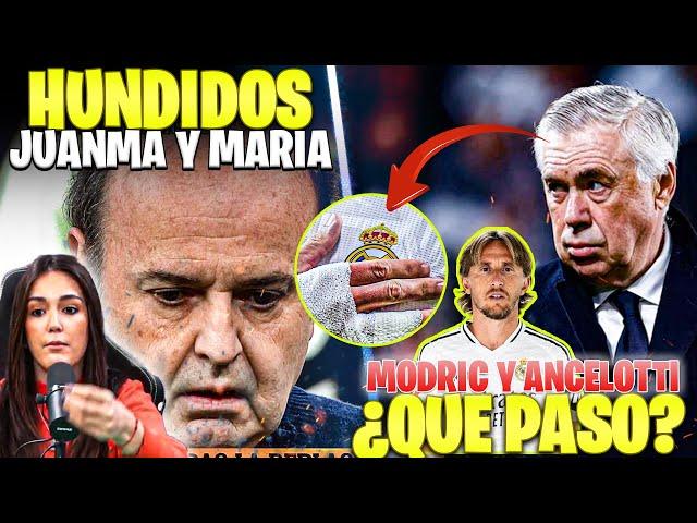 JUANMA Y MARIA TRISAC SE DESAHOGAN TRAS EL CLASICO  ANCELOTTI Y MODRIC DAN LA CARA Y EXPLICAN TODO