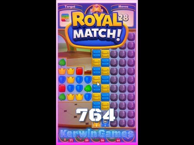 Royal Match Level 764 - No Boosters