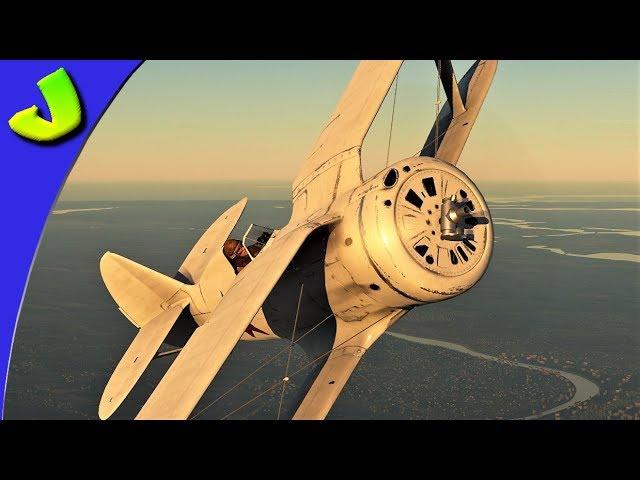 War Thunder I-153 Chaika Gameplay