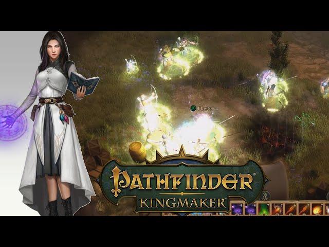 Pathfinder Kingmaker 1.1, River Blades' Camp DC Sorcerer Solo Unfair