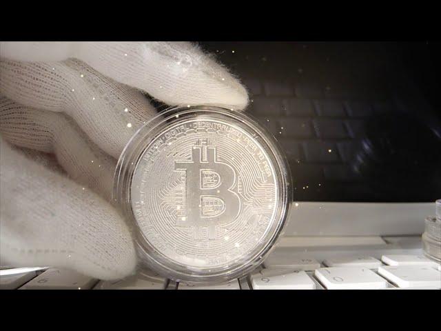 Серебряная монета 2020 Chad Crypto Series  Bitcoin  1 oz Silver coin