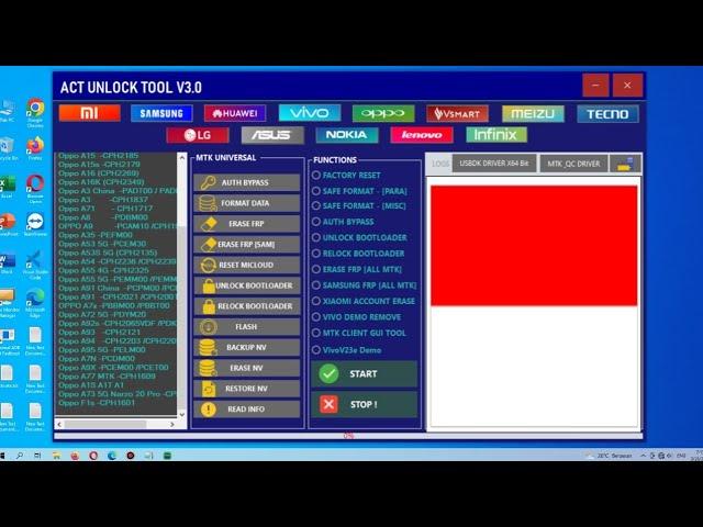 ACT Unlock Tool V3.0 Update 2023 Fix Xiaomi OPPO VIVO REALME SAMSUNG INFINIX HUAWEI All Problems