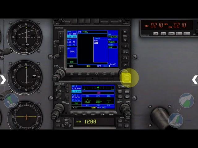 X Plane 10 Mobile G530 Flight Plan Tutorial