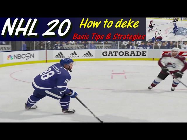 NHL 20 how to deke basic tips & strategies