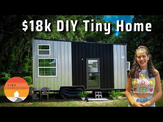 Young Woman & Dad Build $18k Tiny House w/ Amazing Closet!