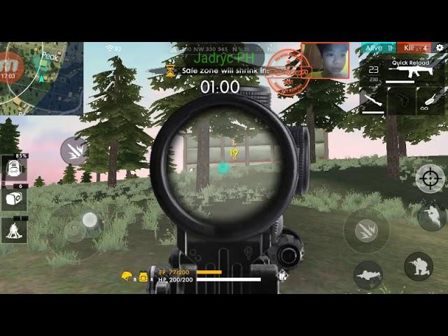 Chicken Dinner!!!Free Fire Gameplay #Filipino