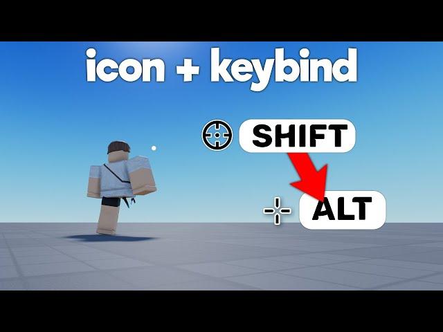 ROBLOX: HOW TO CHANGE SHIFTLOCK KEYBIND + ICON (WORKING)