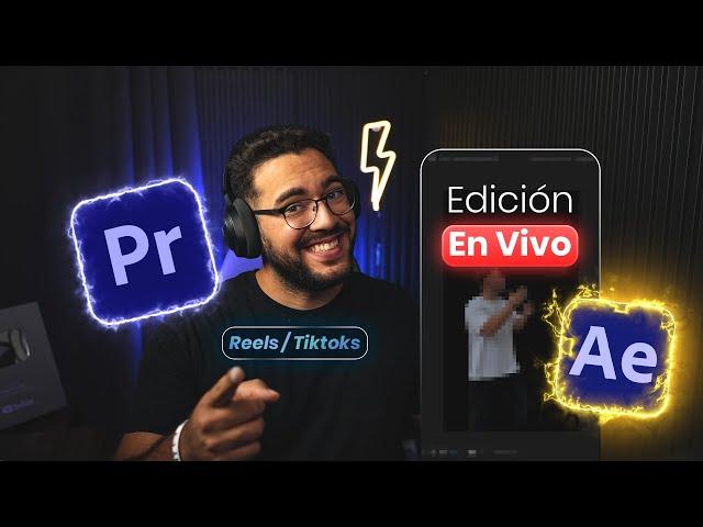 EDITAMOS VIDEOS PARA CLIENTES con Premiere Pro y After Effects  |En vivo