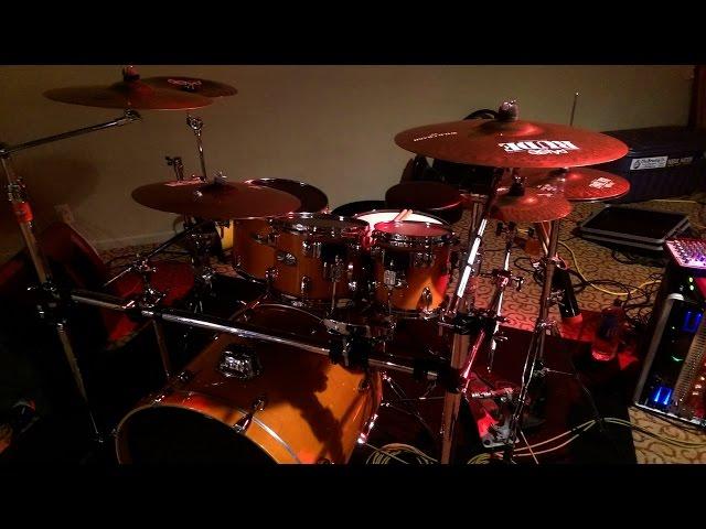 Axis eKit Trigger, Alesis DM5 drum setup