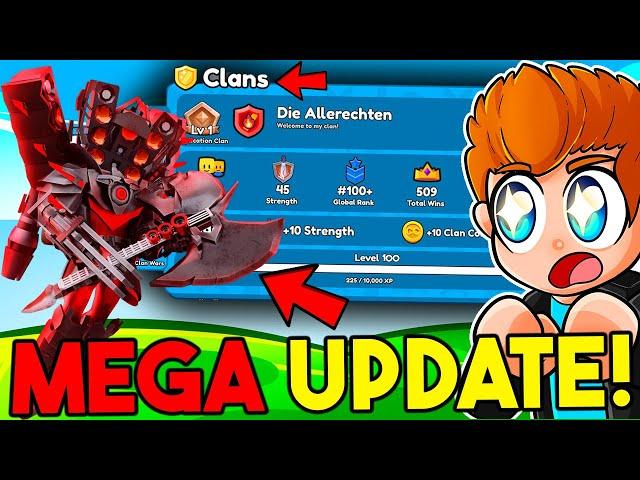 *CLANS UPDATE* UND ICH ZIEHE AXE UPGRADED TITAN SPEAKERMAN in TOILET TOWER DEFENSE