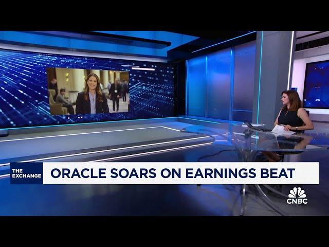 Oracle stock jumps on AI boom