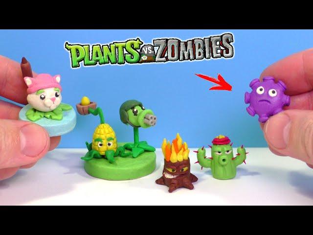 Лепим РАСТЕНИЯ из игры Растения против Зомби Часть 2 | Plants vs Zombies