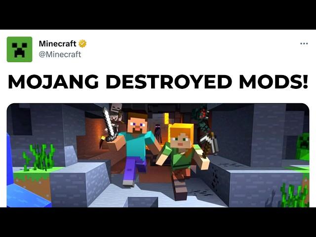 MOJANG JUST DESTROYED MINECRAFT MODS!