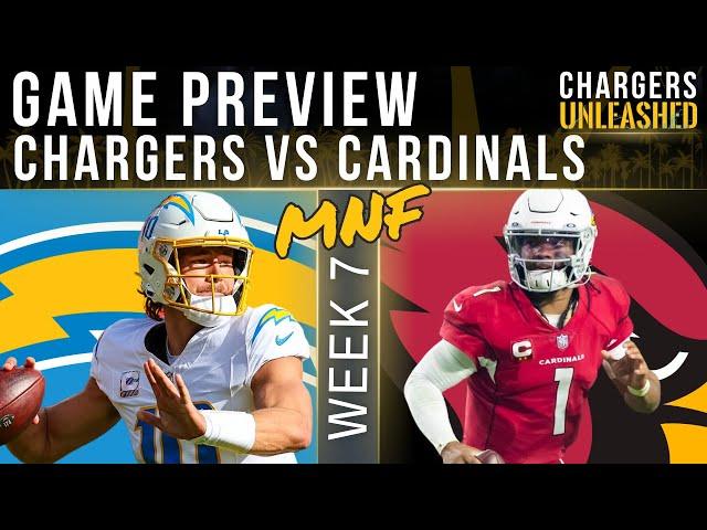 Chargers vs Cardinals Week 7 Game Preview & Predictions | Justin Herbert, JK Dobbins Breakout Game?