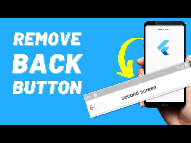 Remove Back Button from screen in Flutter