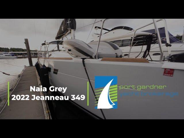 2022 Jeanneau Sun Odyssey 349 Boat Tour