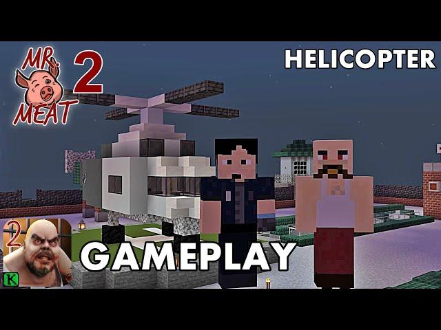 MR MEAT 2 HELICOPTER ESCAPE MINECRAFT GAMEPLAY