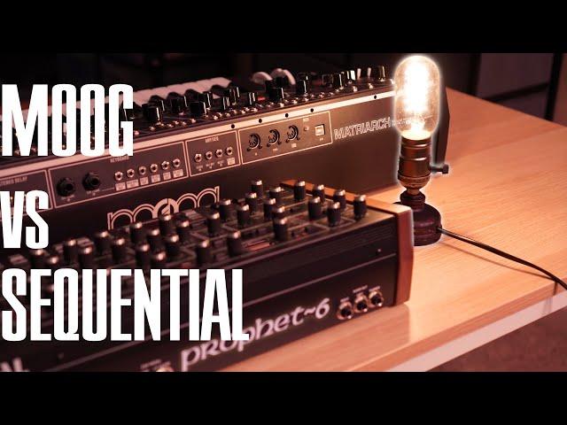 Moog Matriarch vs Sequential Prophet 6 [paraphonic or polyphonic]