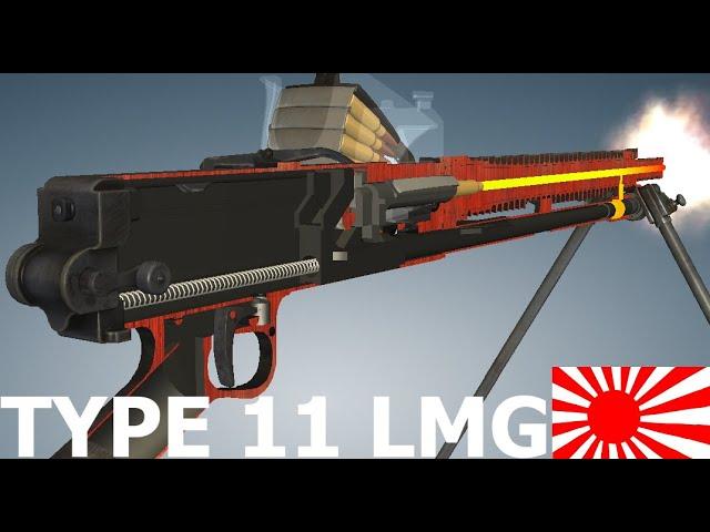 How a Japanese Type 11 LMG Works