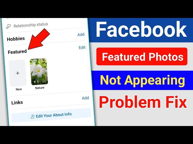 How to Fix Facebook Featured Photos Not Appearing। Featured Photos Not Showing on Facebook