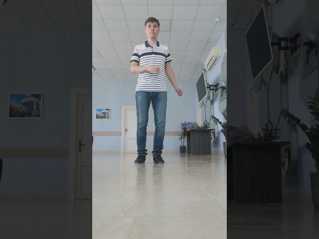 Step dance простые удары - ДЖАМП