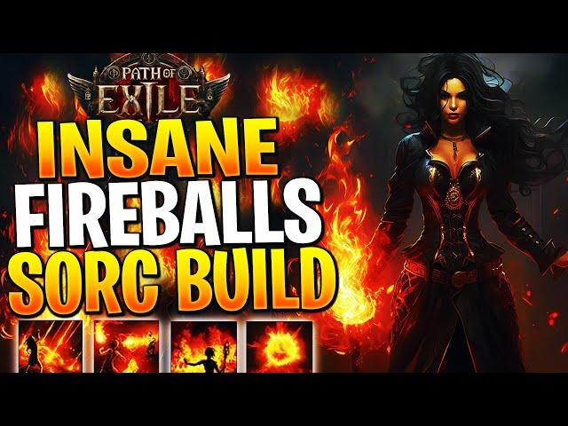 INFINITE DPS FIREBALL SORCERESS BUILD! Path of Exile 2 Sorceress Build (FIRE SORC BUILD)