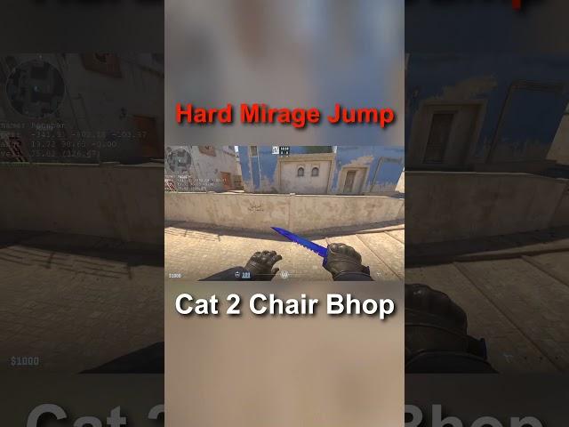 Cat 2 Chair Bhop on Mirage #cs2