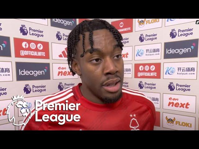 Anthony Elanga reacts to Nottingham Forest going fourth in the Premier League table | NBC Sports