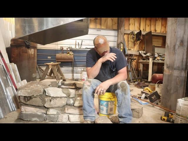 More Masonry In the Timber Frame: The Stone Forge Continues