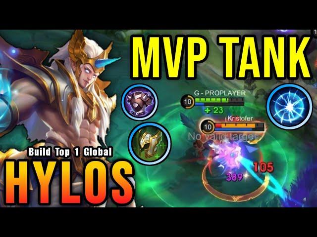 Super Tank Hylos with Vengeance Perfect Play!! - Build Top 1 Global Hylos ~ MLBB