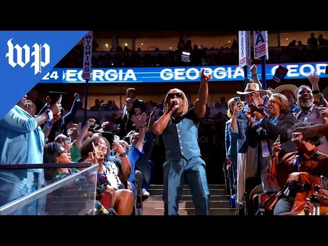 Lil Jon makes surprise appearance during DNC roll call