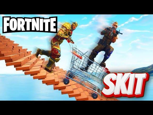 Shopping Cart Carnage!! | A Fortnite Story!