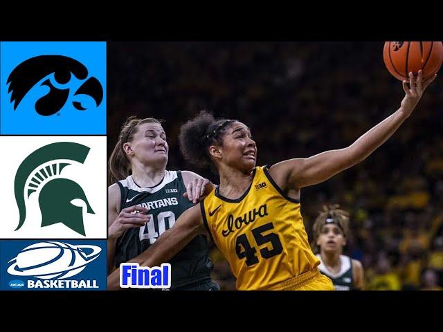 Iowa vs Michigan State [ GAME Highlights ] Dec 15,2024 | College basketball 2024 | Ncaa basketball