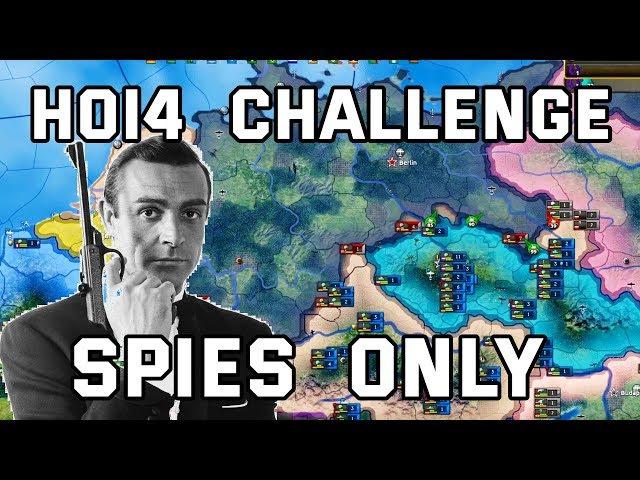 Winning with spies only in Hearts of Iron 4 La Resistance