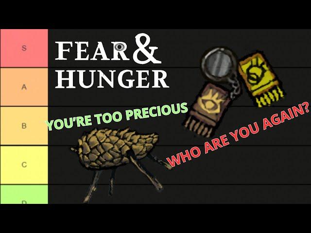 Fear & Hunger Accessories Tier List!