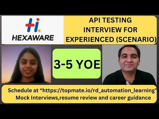 API Testing Interview Questions and Answers| API Testing Scenario Based | RD Automation Learning