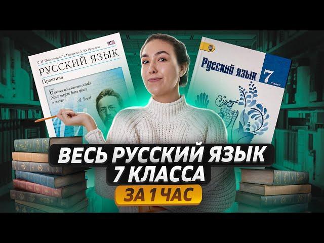 Русский язык 7 класс | Все темы | Средняя школа| Умскул