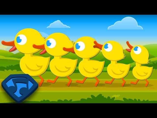 Five Little Ducks | Children Songs and Nursery Rhymes | Kids Super Songs