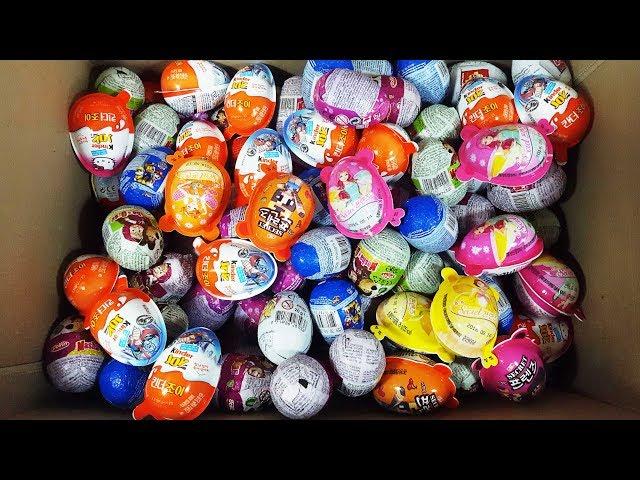 Surprise Eggs UnBoxing Kinder Joy Surprise Toys Fun Video