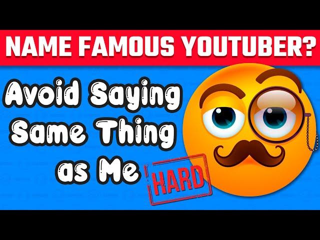 Ultimate Avoid Saying the Same Thing - Hard Edition! Think Fast, 99% Fail!