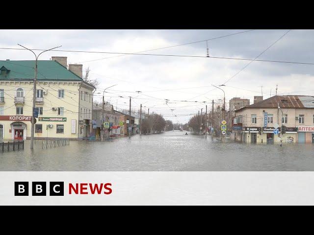 Russia and Kazakhstan hit with 'worst floods in decades' | BBC News