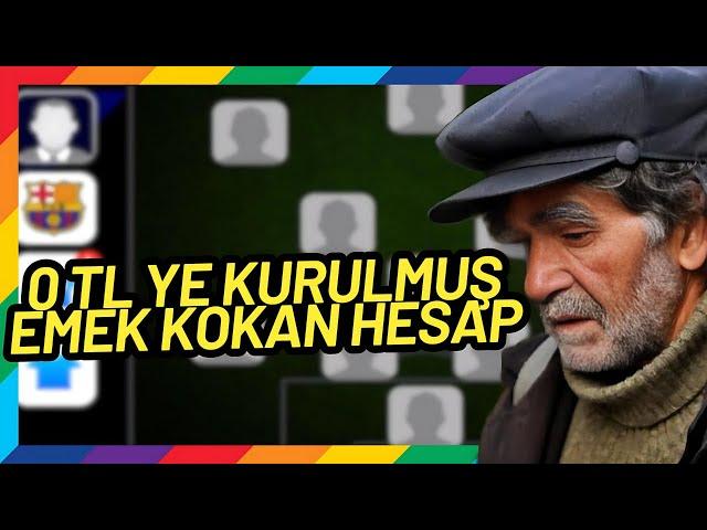 0 TL YE KURULAN EMEK KOKAN HESABI KURDUM [ EFOOTBALL 2024 MOBİLE ]