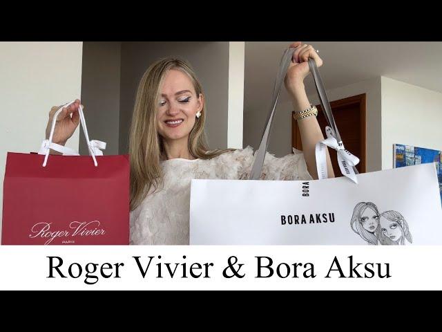 Unboxing haul from Roger Vivier and Bora Aksu