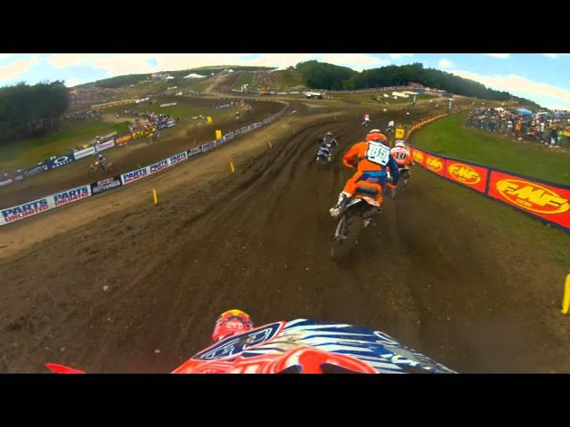 GoPro HD: Christian Craig Moto 2 Lap 2012 Lucas Oil Pro Motocross Championship Unadilla