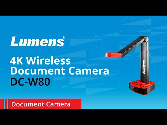 DC-W80 Ladibug 4K Wireless Document Camera | Lumens