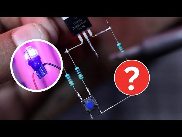 Simple Electronics Project Using MOSFET