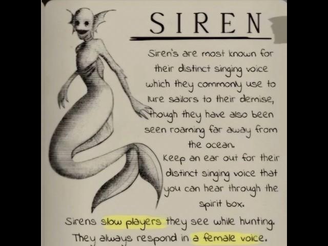 Siren singing  #demonology #roblox #gaming #shorts